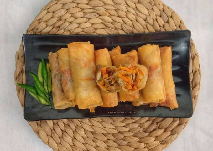 Lumpia Sayur dan Daging